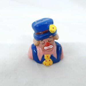 Vintage Sad Clown Bust Pencil Sharpener
